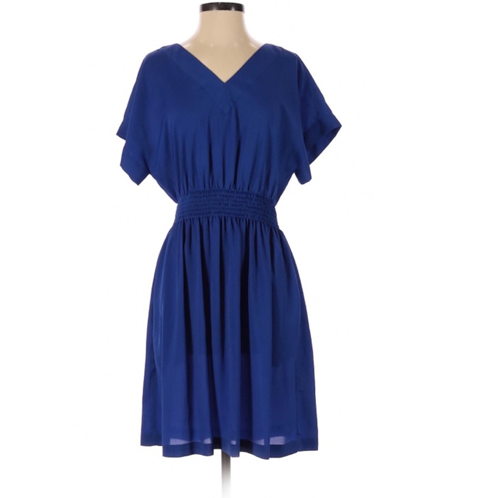 Suzi Chin for Maggy Boutique blue dress